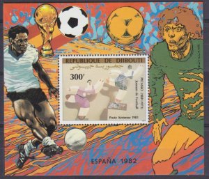 1981 Djibouti 310/B45 Soccer in a Painting by Picasso 30,00 €