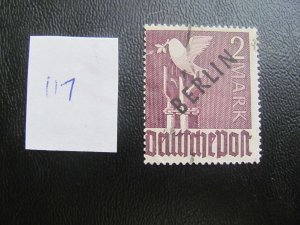 BERLIN 1948 USED  SC 9N18 FINE $325 (117)