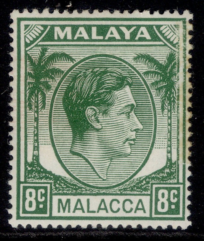 MALAYSIA - Malacca GVI SG8a, 8c green, M MINT. 