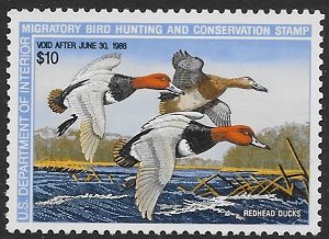 US RW 54  1987  $10.00  Federal Duck Stamp   VF Mint nh