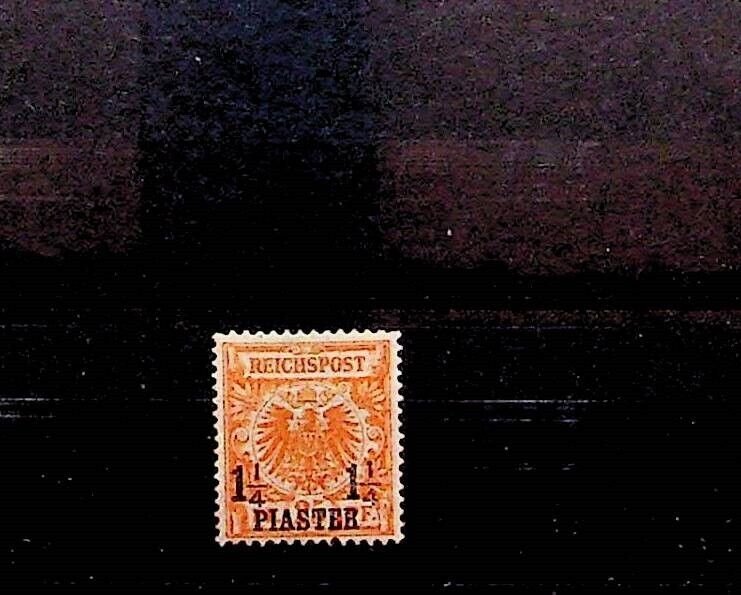 GERMAN OFFICES IN TURKEY Sc 11 NH ISSUE OF 1889 - 1 2/4P ON 25PF