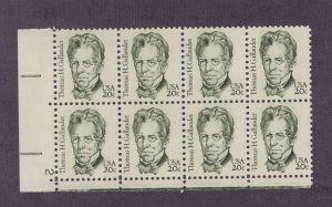 Scott 1861 - Thomas H. Gallauder . Plate Block of 8. MNH. OG.   #02 1861pb8