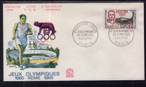 France 969 Olympics U/A FDC