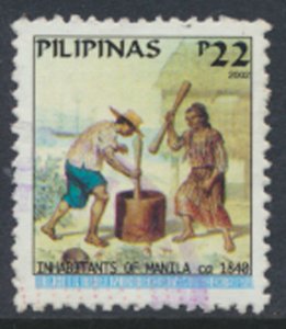 Philippines Sc# 2764a Used  Manila inhabitants  inscribed 2002    see details...