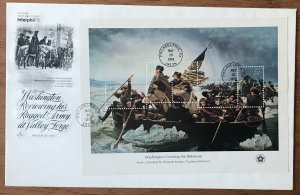 US #1688 FDC Artcraft Bicentennial Washington Crossing the Delaware SC $7.50 L35