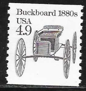USA 2124: 4.9c Buckboard, single, MNH, VF