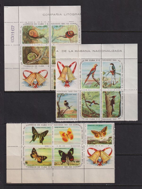 Cuba - 1961 Christmas set, MNH, cat. $ 30.00