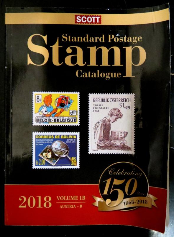 Scott Stamp Catalog 2018 Volume 1A & 1B - COUNTRIES A-B (USED) 