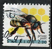 Sweden; 1990: Sc. # 1824: Used Single Stamp