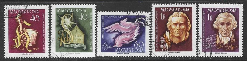 Hungary 1254-1259 Used Short set SC:$1.25