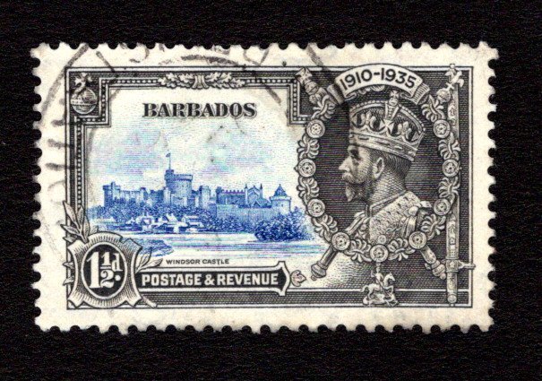 BARBADOS  SC# 187  FVF/U