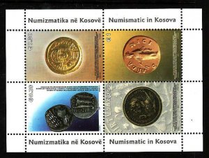 UN Kosovo-Sc#62a- id9-unused NH sheet-Coins-2006-