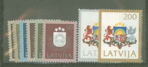 Latvia #300-307  Single (Complete Set)