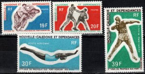 New Caledonia #377-8, C66-7  MNH CV $19.50 (P124)