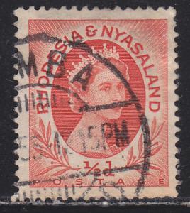 Rhodesia & Nyasaland 141 Queen Elizabeth II 1954