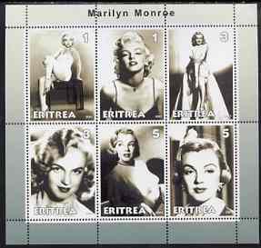 ERITREA SHEET MARILYN MONROE ACTRESSES CINEMA