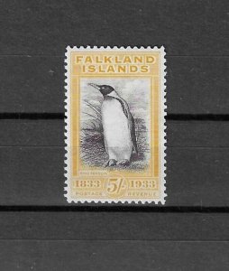 FALKLAND ISLANDS 1933 SG 136 UNUSED Cat £1000 CERT