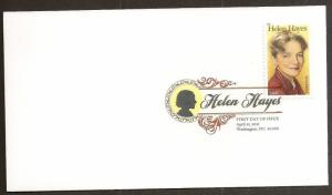 US 4525 Helen Hayes DCP FDC 2011