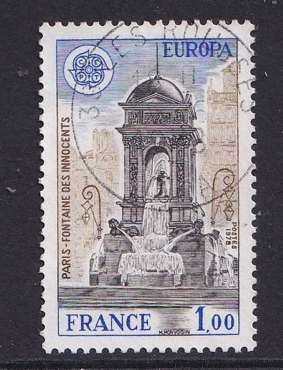 France  #1609 used 1978   Europa  1fr