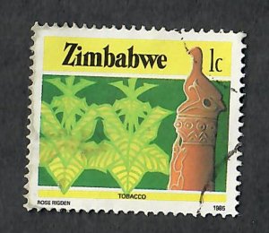 Zimbabwe #493 used single