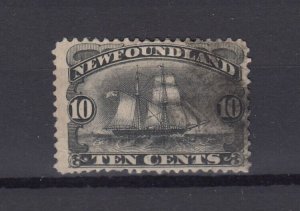 Newfoundland QV 1887 10c Black SG54 Used BP9768