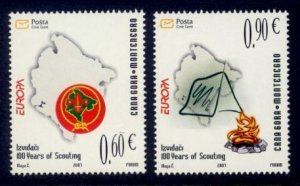 Montenegro Sc# 157-8 MNH Europa 2007 / Scouts