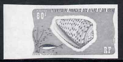 French Afars & Issas 1975 Ringed Cone 60f imperf colo...