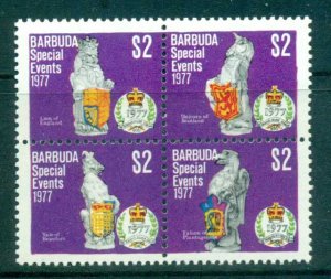 Barbuda 1977 Special Events, QEII Silver Jubilee $2 blk4 MUH