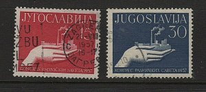 Yugoslavia Scott # 478-479 Used