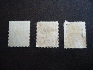 Stamps - Germany - Scott#138,140,142 - Used Part Set of 3 Stamps