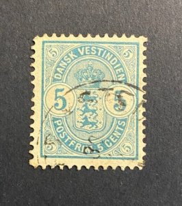 Danish West Indies Scott Number 22 Used