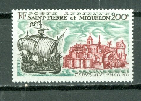 ST.PIERRE & MIQUELON SHIP #C43...MNH...$52.50