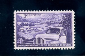 US Stamp #1025 Truck 50th Anniv. 3c - PSE Cert - GEM 100 - MNH - SMQ $155.00