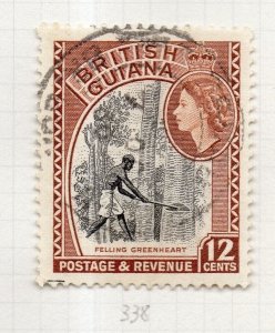 British KUT 1953 QEII Early Issue Fine Used 12c. NW-206588