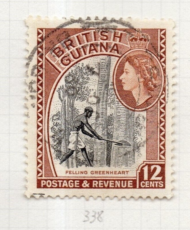 British KUT 1953 QEII Early Issue Fine Used 12c. NW-206588