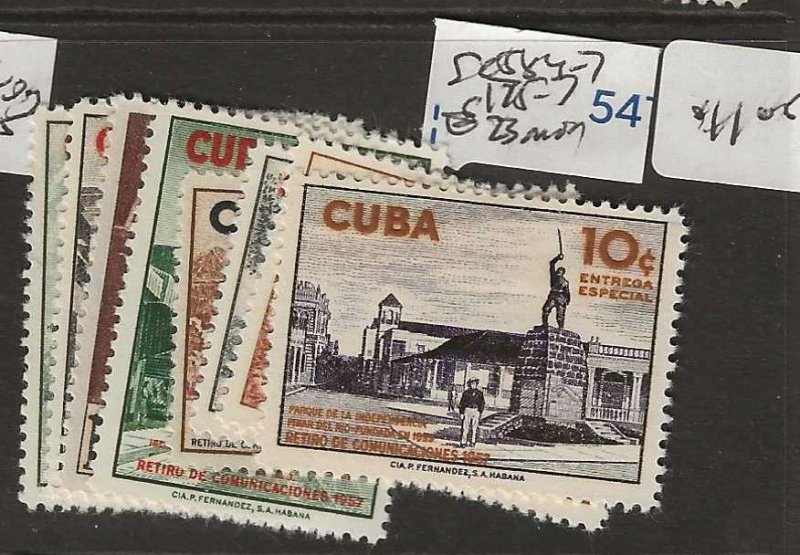 CUBA      SC 584-587, C175-177, E23      MOG       P1008A  H
