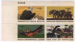 US,#1387/90,1970,MNH,Plate block of 4 stamps,CV$1.00