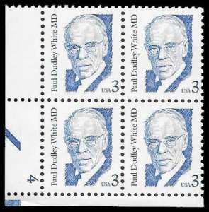 PCBstamps   US #2170a PB 12c(4x3c)Dr. Paul D. White, 3,MNH, (PB-3a)