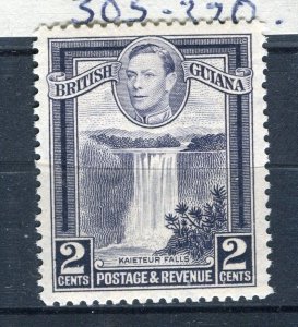 BRITISH GUIANA; 1938 early GVI Pictorial issue Mint hinged Shade of 2c. value