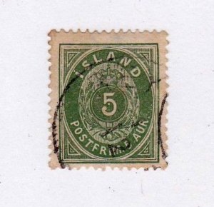 Iceland stamp #16, used