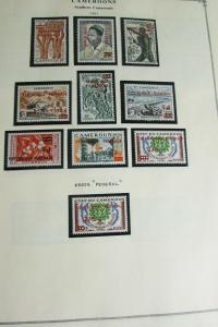 Cameroons Stamp Collection on Specialty Pages. 1941-1978