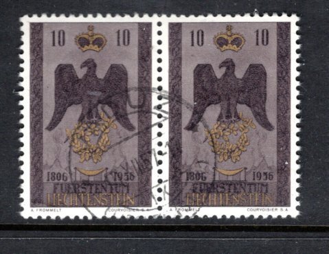 Liechtenstein 301 Pair 150th Ann of Independence