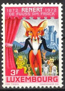 Luxembourg 1972 100 years of First publication of Renert Fox MNH