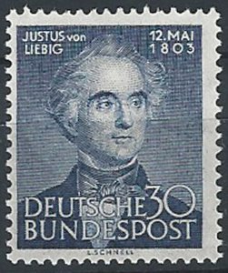 1953 Germania Justus von Liebig 1v. MNH Unif. n. 52