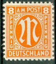 Germany - Allied Occupation - AMG - Scott 3N6 MNG