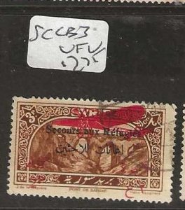 SYRIA SC CB3  AIRMAIL SEMI POSTAL   VFU    P0105A H
