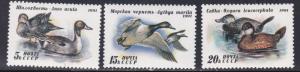 Russia # 6009-6011, Ducks, NH, 1/2 Cat.