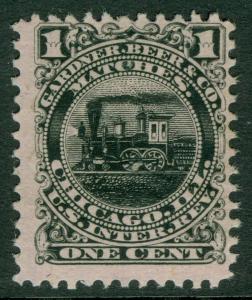 USA : 1864. Scott #RO86c Trains. Very Fine, Beautiful stamp. Catalog $300.00.