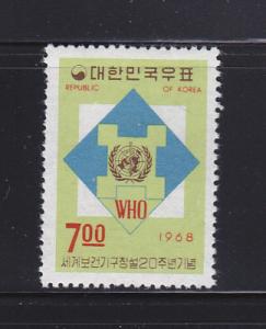 Korea 598 Set MH WHO