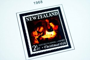 COLOR PRINTED NEW ZEALAND 1967-1989 STAMP ALBUM PAGES (93 illustrated pages)